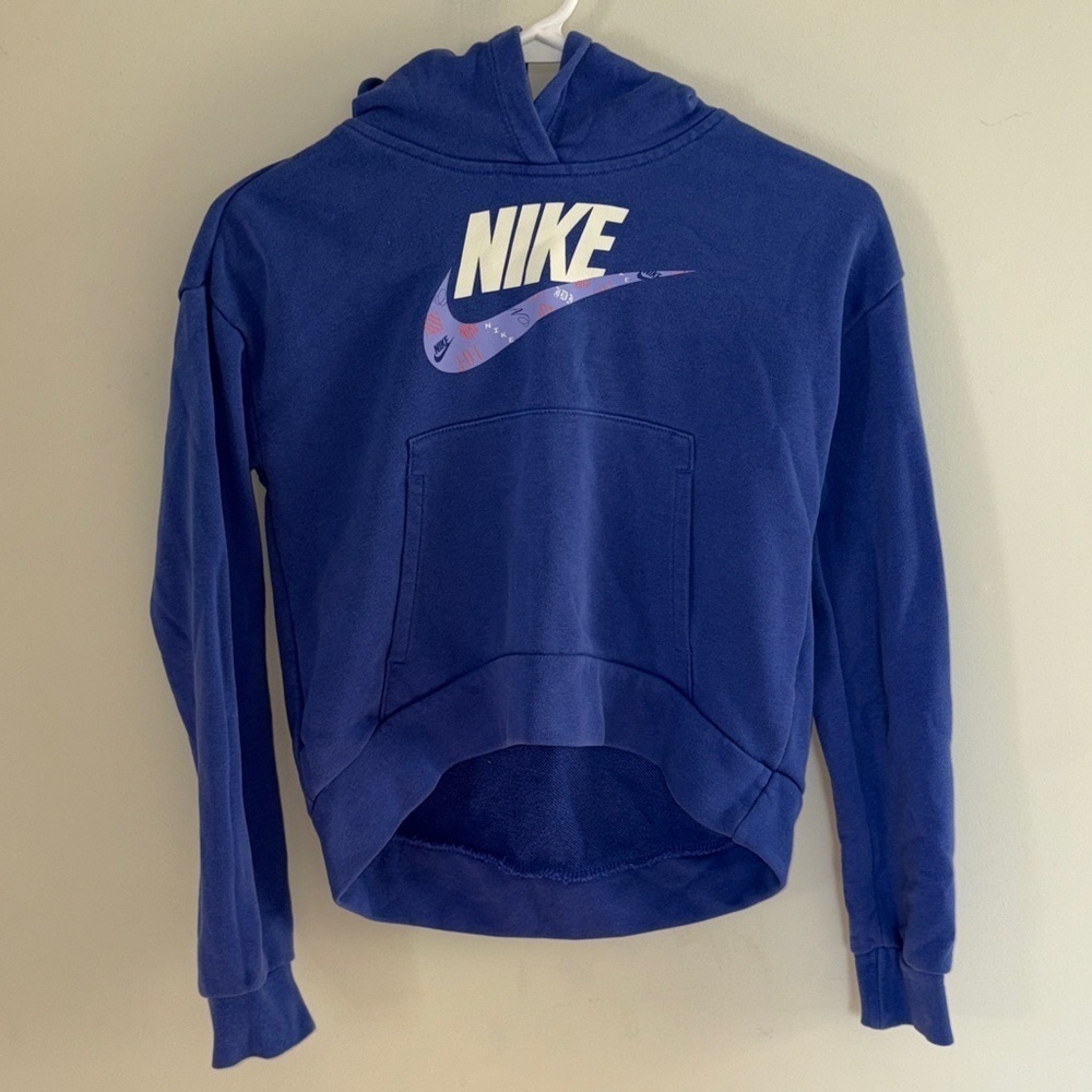 Nike Purple high-low Pullover Hoodie